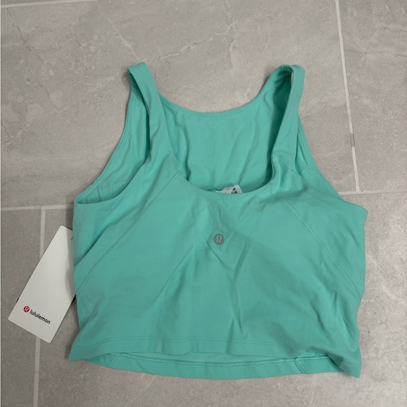 Lululemon Align High Neck Tank Crop Nulu Wild Mint Size 8 - Picture 7 of 11